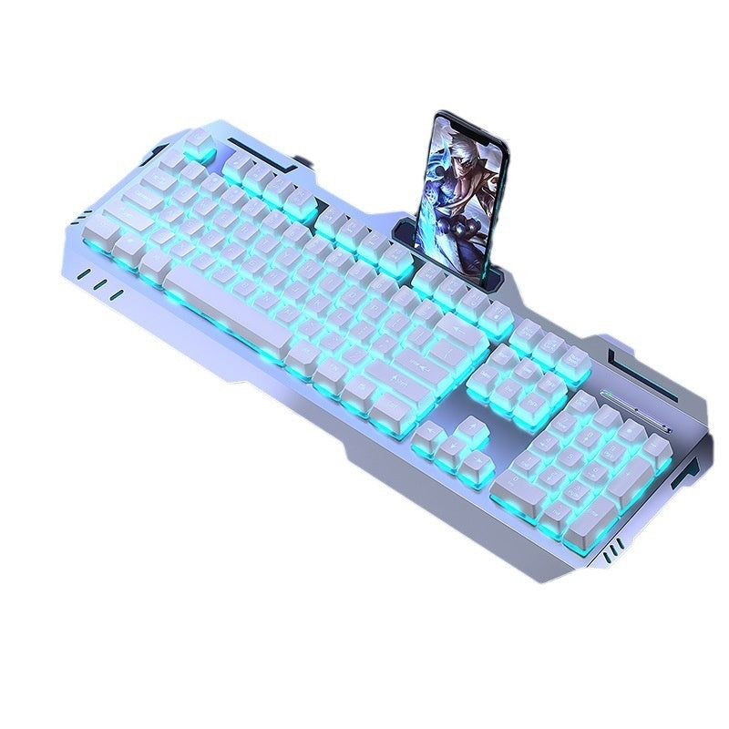 Clavier Gamer RGB – Molette Multimédia & Repose-poignet Intégré