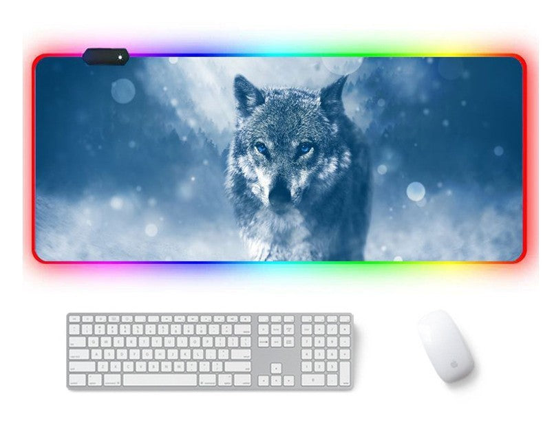 Tapis de Souris XXL Gamer – Crâne Coloré, Antidérapant, Résistant à l’Eau