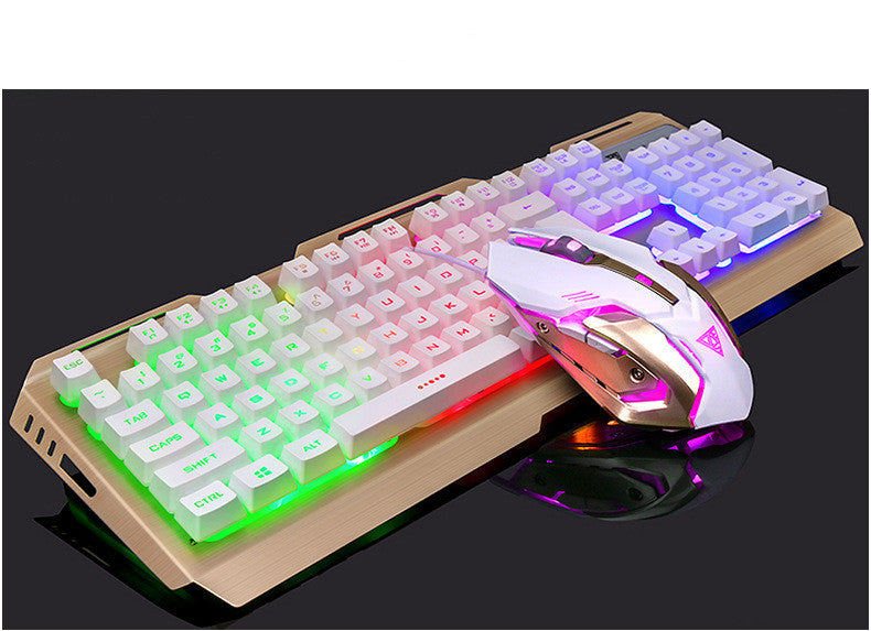 Clavier Gamer Filaire RGB avec Souris – Setup Gaming PC & Laptop Hautes Performances