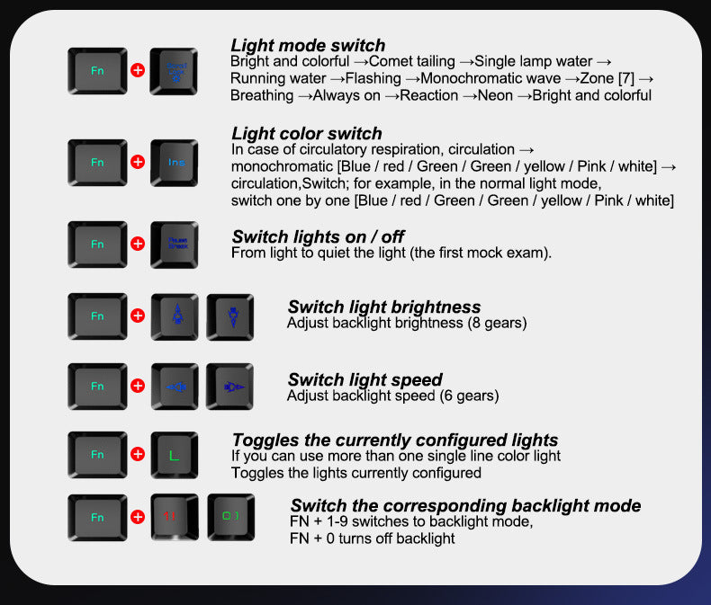 Pack Gamer Kuiying T6 – Clavier & Souris RGB Lumineux | Design Blanc Futuriste