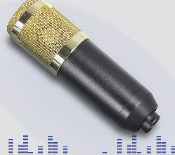🎙️ Condenser Microphone V8 avec Carte Son – Idéal pour Mobile, PC et Streaming