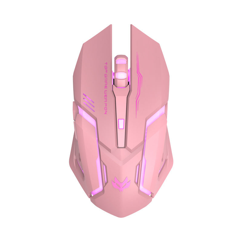 Souris Gaming Sans Fil RGB – Recharge USB + Clics Silencieux | Haute Précision & Design Futuriste