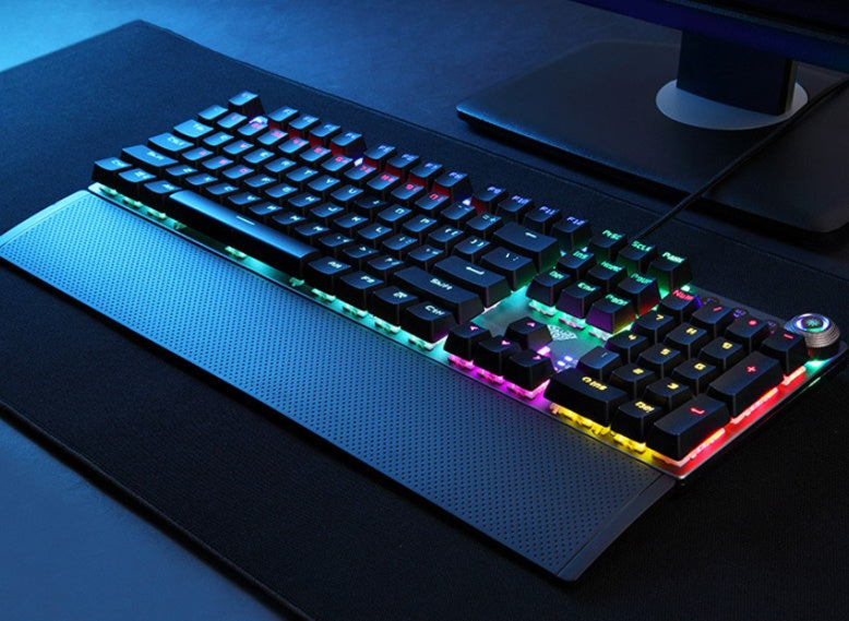 Clavier Mécanique F2088 – RGB Personnalisable, Anti-Ghosting, Repose-poignet Intégré