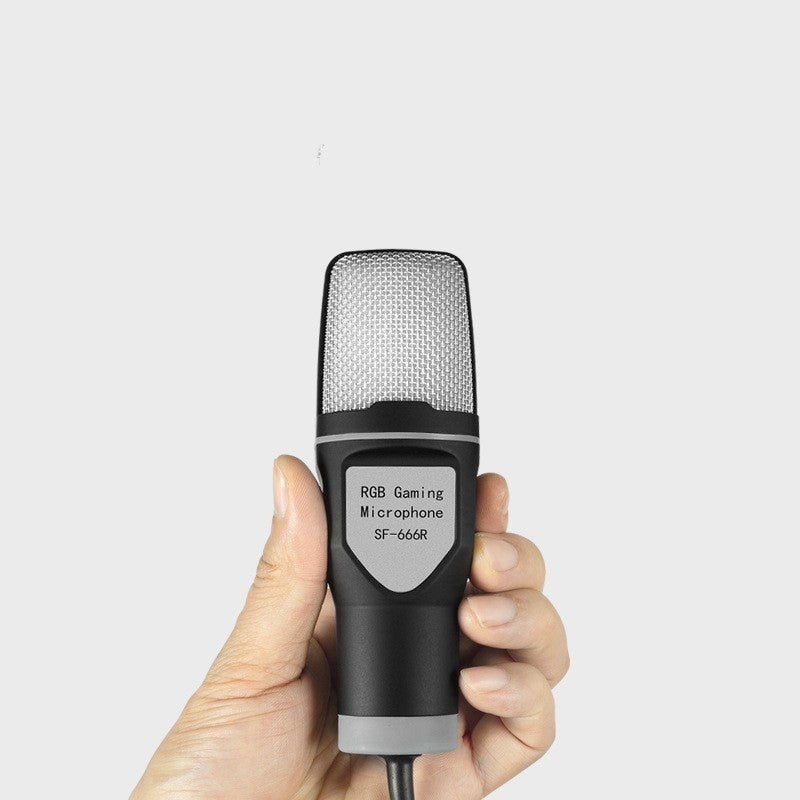 Microphone Gamer RGB USB – Streaming, Podcasts, Discord, Conférences (avec Filtre Anti-Pop