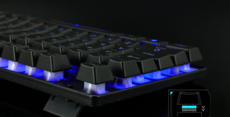 Kit tastiera e mouse da gioco RGB – Plug & Play USB per laptop o PC desktop
