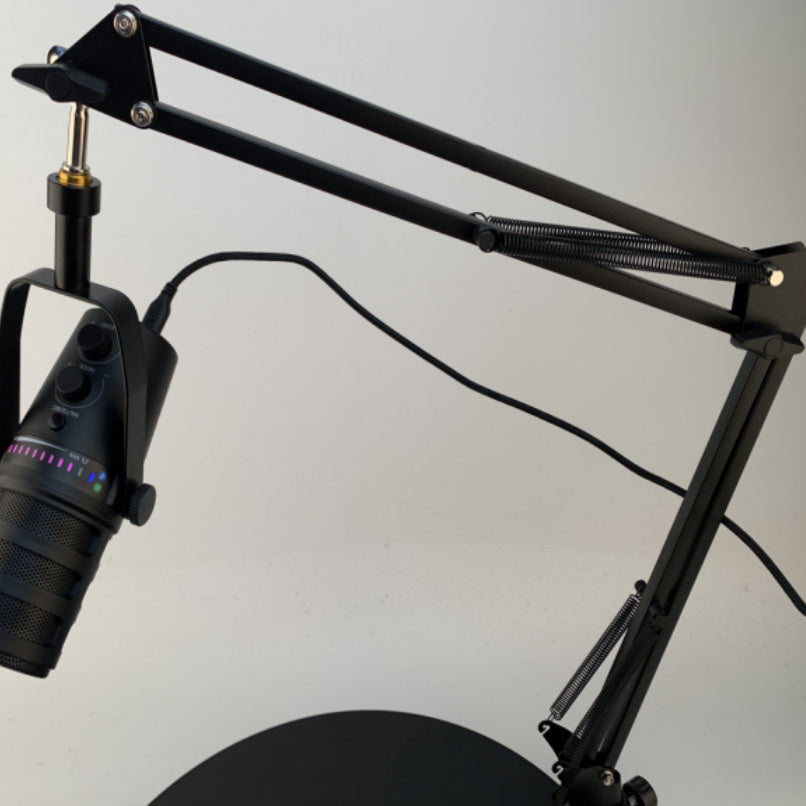 Microphone Gamer RGB USB – Streaming, Podcasts, Discord, Conférences (avec Filtre Anti-Pop)