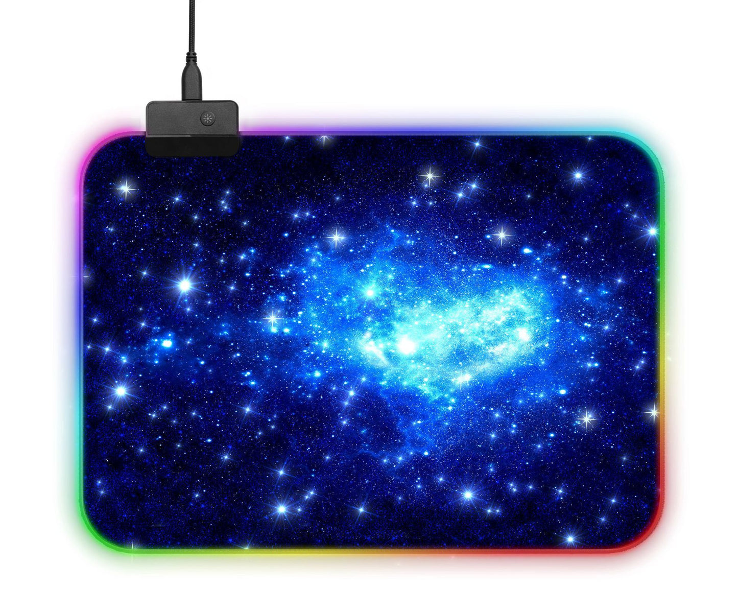 Tapis de Souris Gamer XXL RGB – Antidérapant & Rétroéclairé Multicouleur