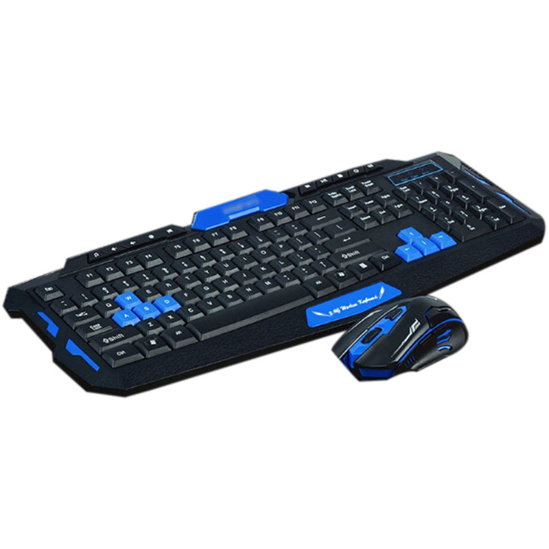 🎮 Pack Clavier + Souris Gamer Sans Fil HK8100 – Ergonomique & Résistant à l’eau
