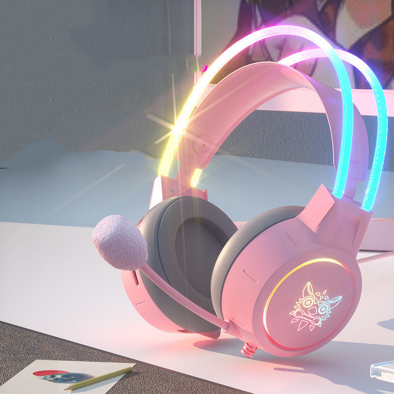 Fashion Light Emitting Wired Gaming Headset – RGB Wired Gaming Headset