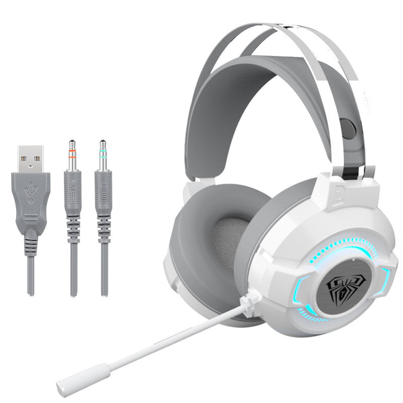 Casque Gamer avec Réduction de Bruit – Micro HD & Son Surround 3D | RGB + Confort Prolongé