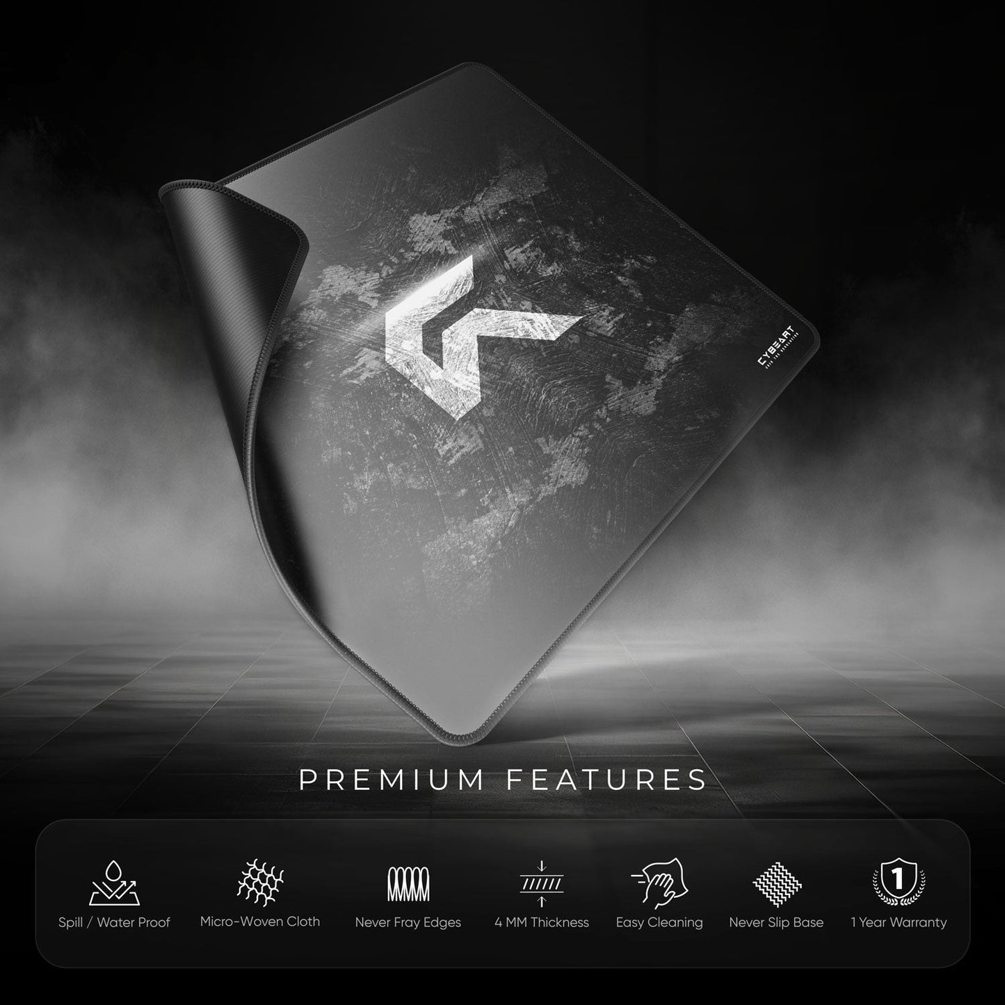 Signature Edition Gaming Mouse Pad – Optimal Glide & Non-Slip Base