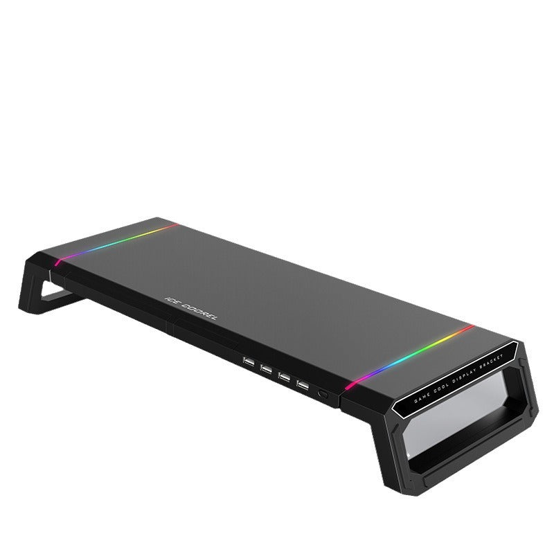 Support Élévateur pour Ordinateur Portable avec Tiroirs, Charge USB & Porte-Téléphone – Bureau Ergonomique