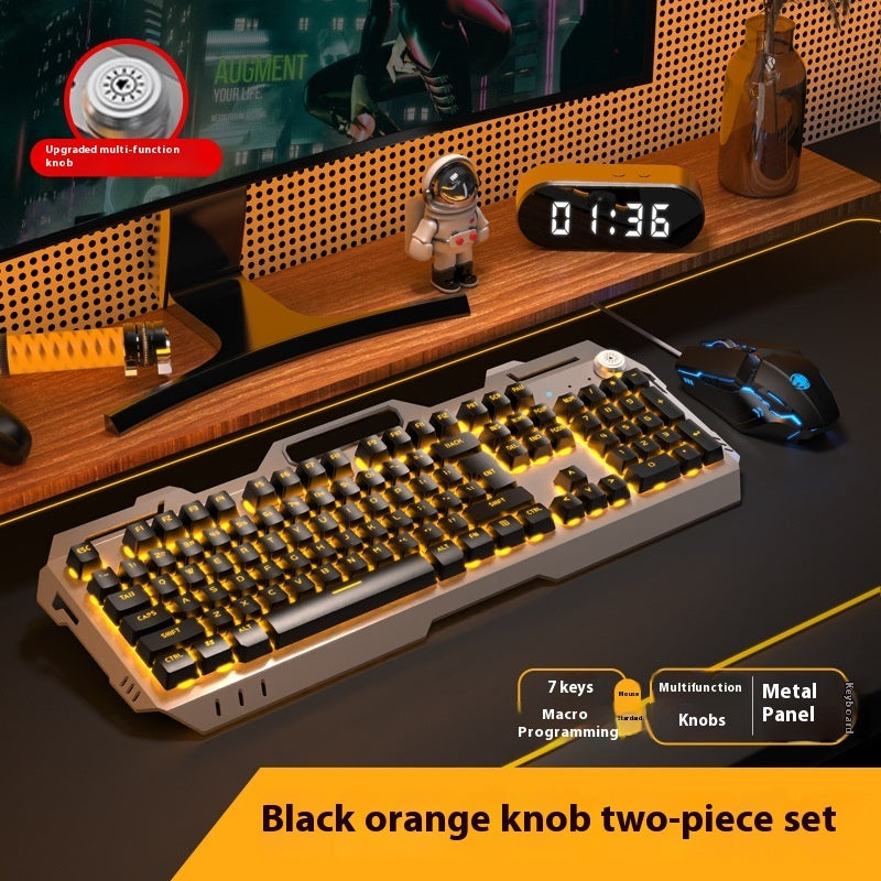 Clavier Gamer RGB – Molette Multimédia & Repose-poignet Intégré