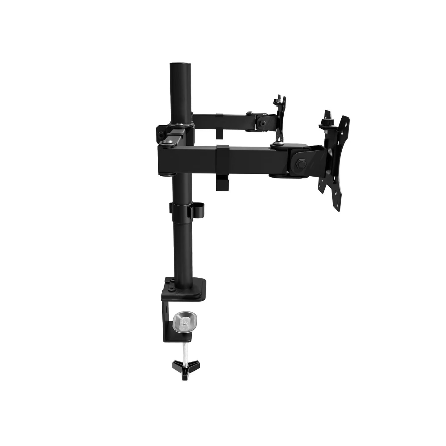 Support Double Écran Réglable – Fixation Bureau, Rotation 360°, Optimisation de l’Espace