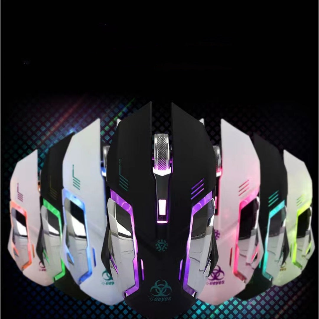 Souris Sans Fil Rechargeable – Gamer, Silencieuse et Lumineuse | Gadgets-Gamer