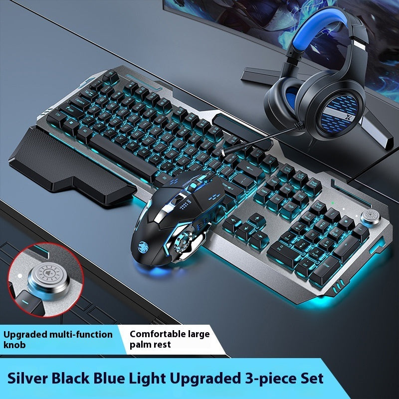 Clavier Gamer RGB – Molette Multimédia & Repose-poignet Intégré
