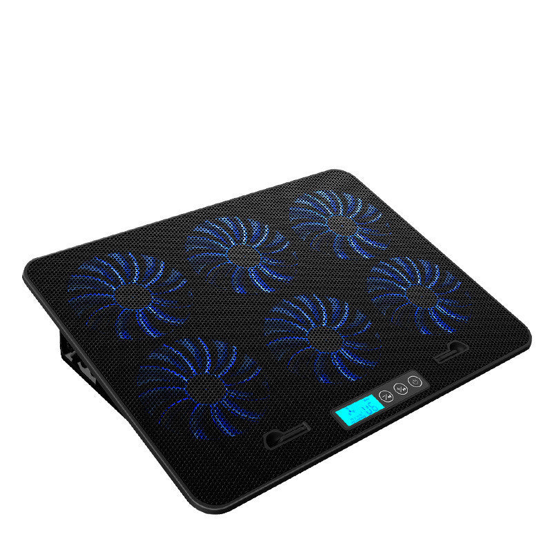 Support Refroidisseur A9 – 6 Ventilateurs LED Ultra-Silencieux pour Lapto