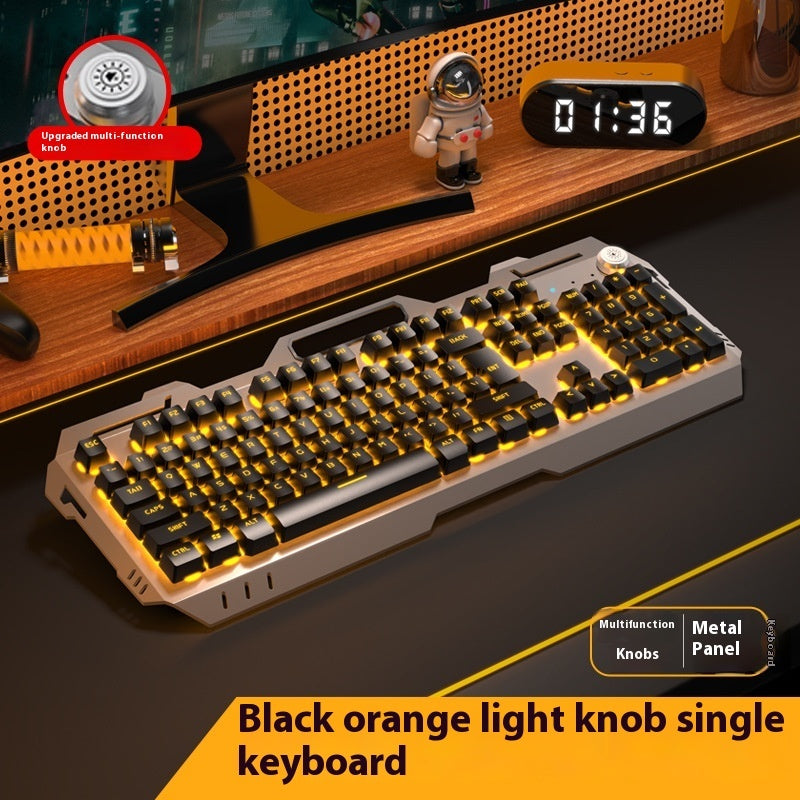 Clavier Gamer RGB – Molette Multimédia & Repose-poignet Intégré