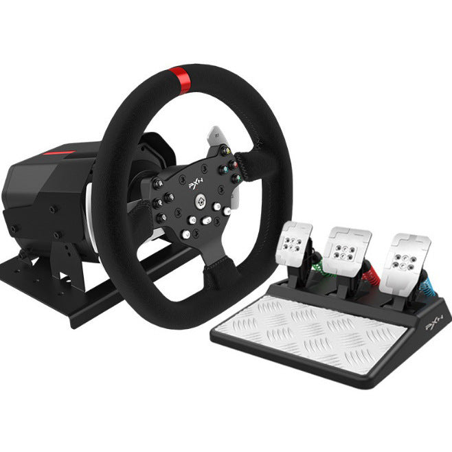 PXN V10 Racing Wheel – Force Feedback Racing Wheel | Compatible with PC, Xbox One &amp; PS4