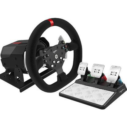 PXN V10 Racing Wheel – Force Feedback Racing Wheel | Compatible with PC, Xbox One &amp; PS4