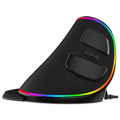 🖱️ Souris Ergonomique Verticale RGB Snail – Anti-Fatigue et Filaire