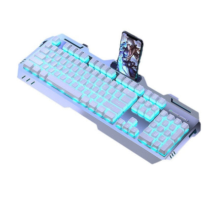 Clavier Gamer RGB – Molette Multimédia & Repose-poignet Intégré