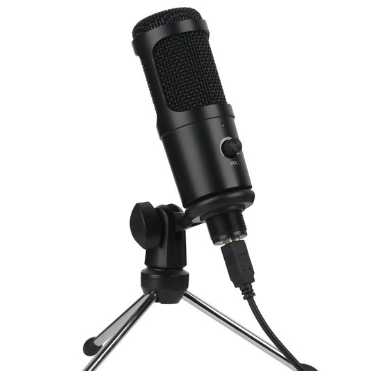 Microphone USB à Condensateur – Streaming, Gaming, Enregistrement Vocal (Plug & Play)