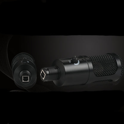 Microphone USB à Condensateur – Streaming, Gaming, Enregistrement Vocal (Plug & Play)