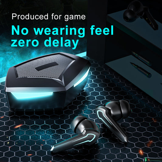 TWS Gaming Headset – Écouteurs Bluetooth 5.1 sans Fil | Casque Gamer Stéréo 360° avec Microphone & 10h d’Autonomie