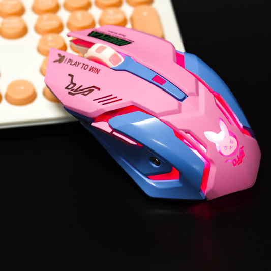 Souris Gamer Sans Fil LUNA – RGB, Silencieuse, Rechargeable, Ultra Précise