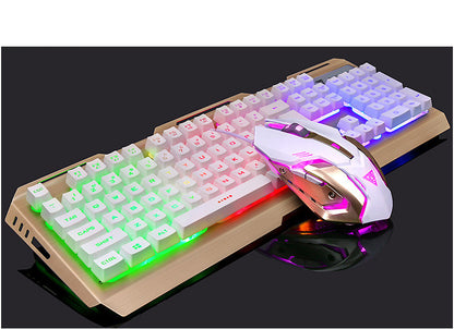 Clavier Gamer Filaire RGB avec Souris – Setup Gaming PC & Laptop Hautes Performances