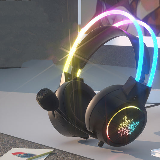Fashion Light Emitting Wired Gaming Headset – RGB Wired Gaming Headset
