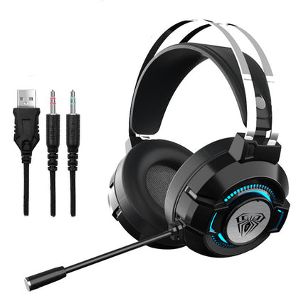 Casque Gamer avec Réduction de Bruit – Micro HD & Son Surround 3D | RGB + Confort Prolongé