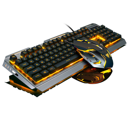 Clavier Gamer Filaire RGB avec Souris – Setup Gaming PC & Laptop Hautes Performances