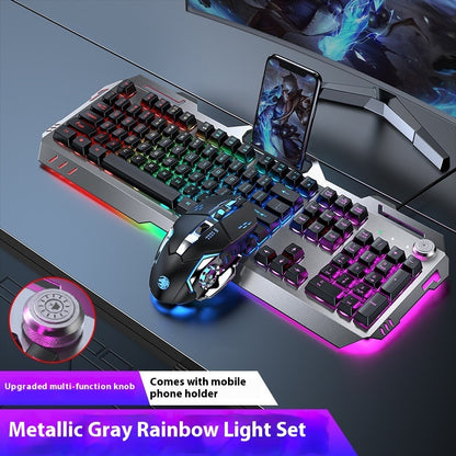 Clavier Gamer RGB – Molette Multimédia & Repose-poignet Intégré