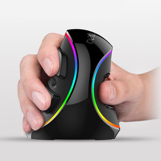 🖱️ Souris Ergonomique Verticale RGB Snail – Anti-Fatigue et Filaire