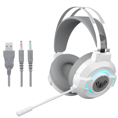 Casque Gamer avec Réduction de Bruit – Micro HD & Son Surround 3D | RGB + Confort Prolongé