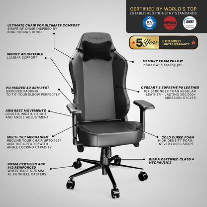 Apex Series - Ghost Edition Gaming Chair