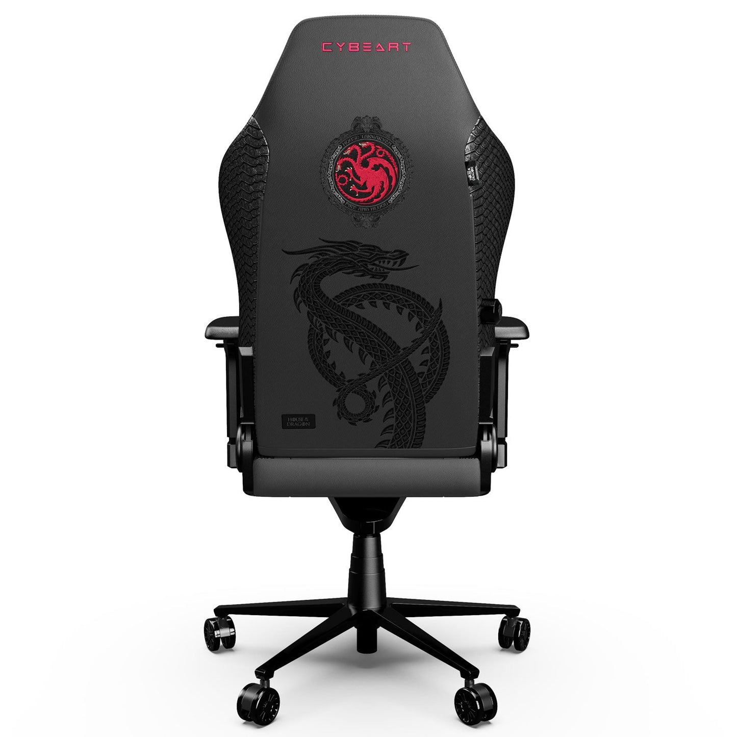 Gaming House Targaryen Chair – Premium Comfort, 4D Armrests, Dragon Design