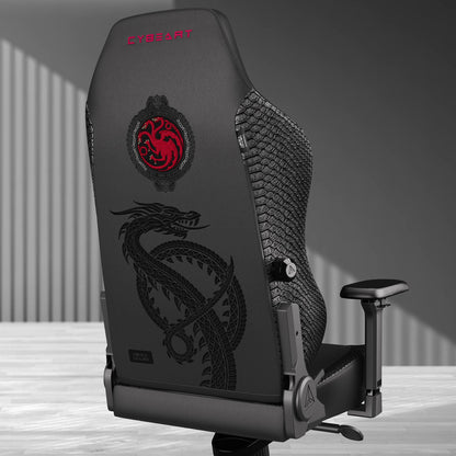 Gaming House Targaryen Chair – Premium Comfort, 4D Armrests, Dragon Design
