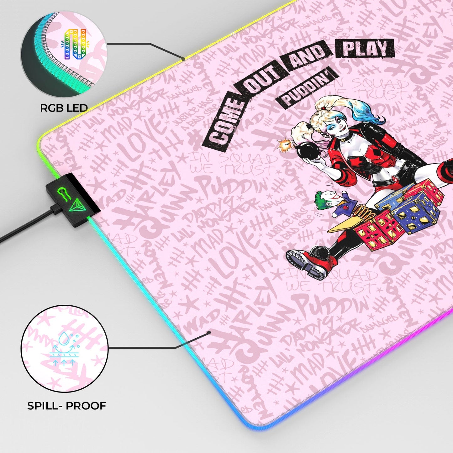 Harley Quinn Gaming Mouse Pad