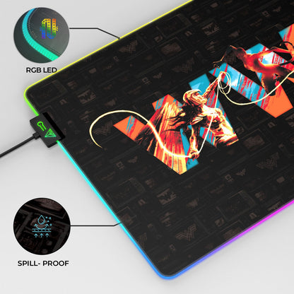 Wonder Woman Vs. Cheetah Gaming Mouse Pad