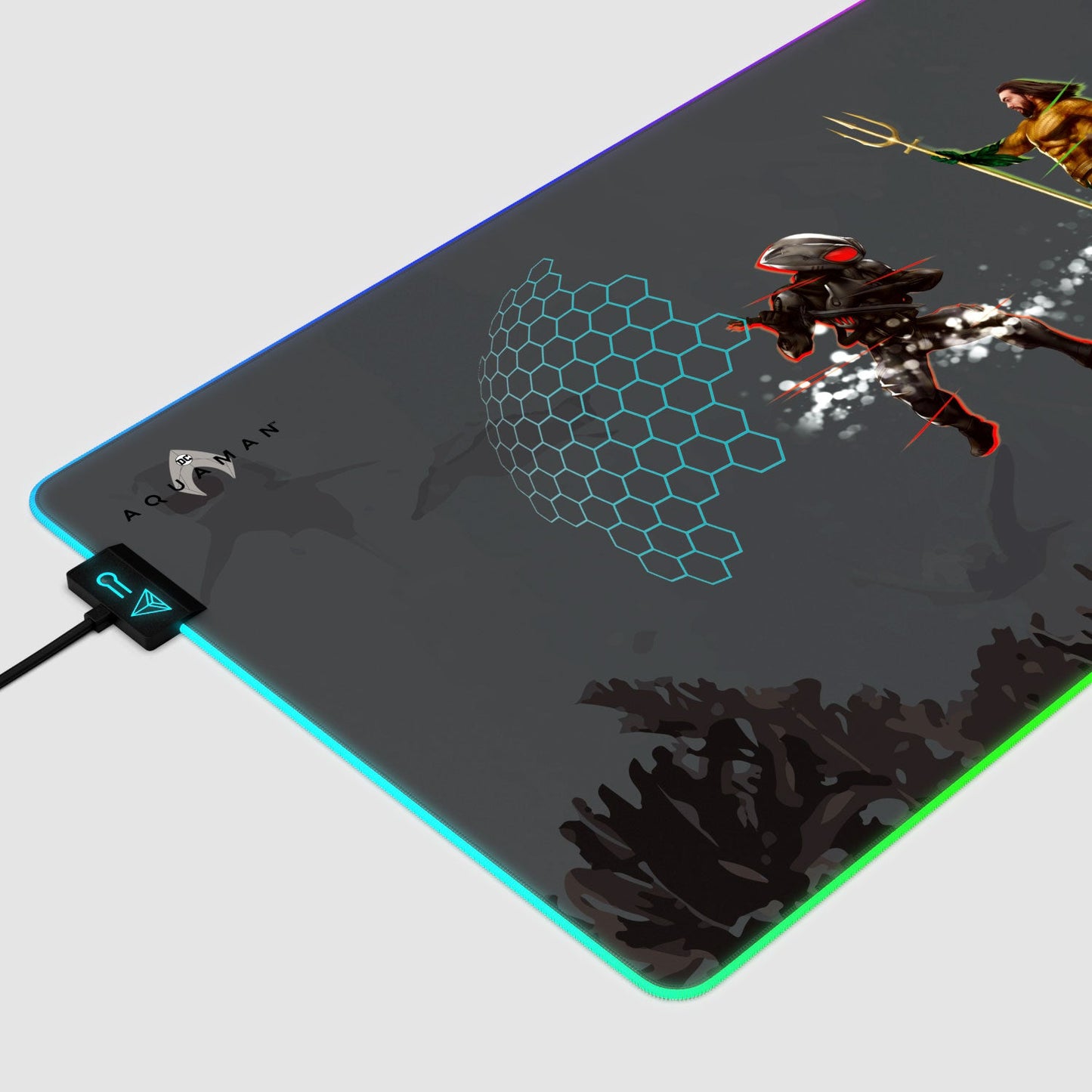 Aquaman Vs. Black Manta Gaming Mouse Pad