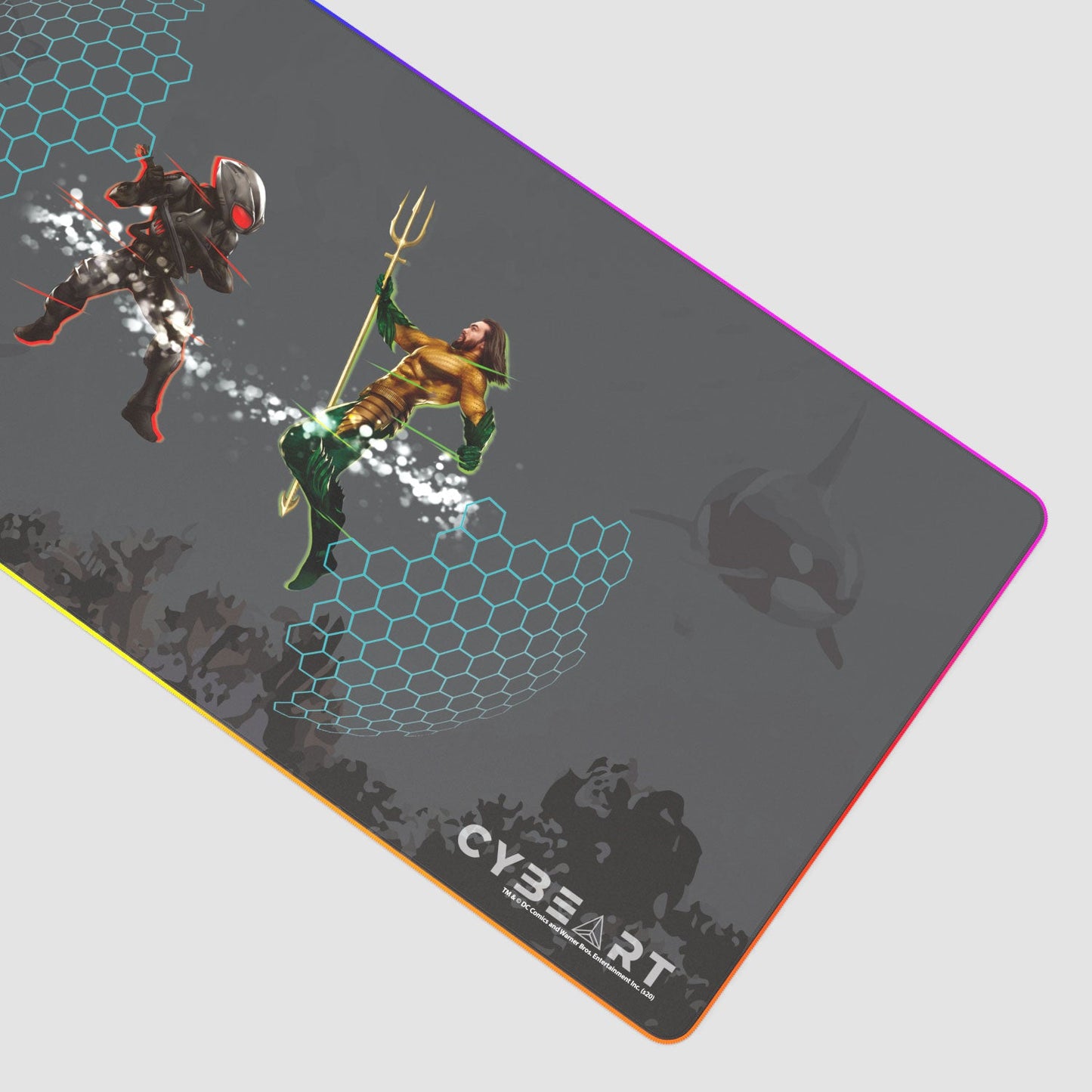 Aquaman Vs. Black Manta Gaming Mouse Pad