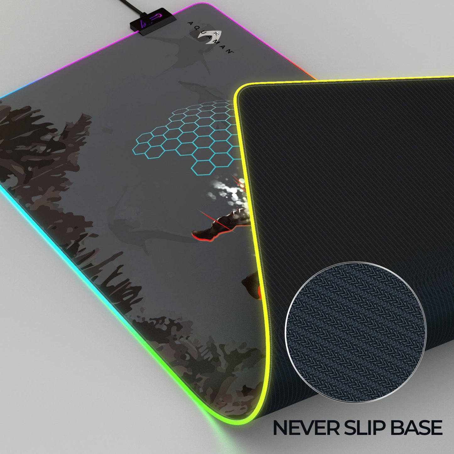 Aquaman Vs. Black Manta Gaming Mouse Pad