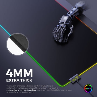 Ghost (Black) Gaming Mouse Pad