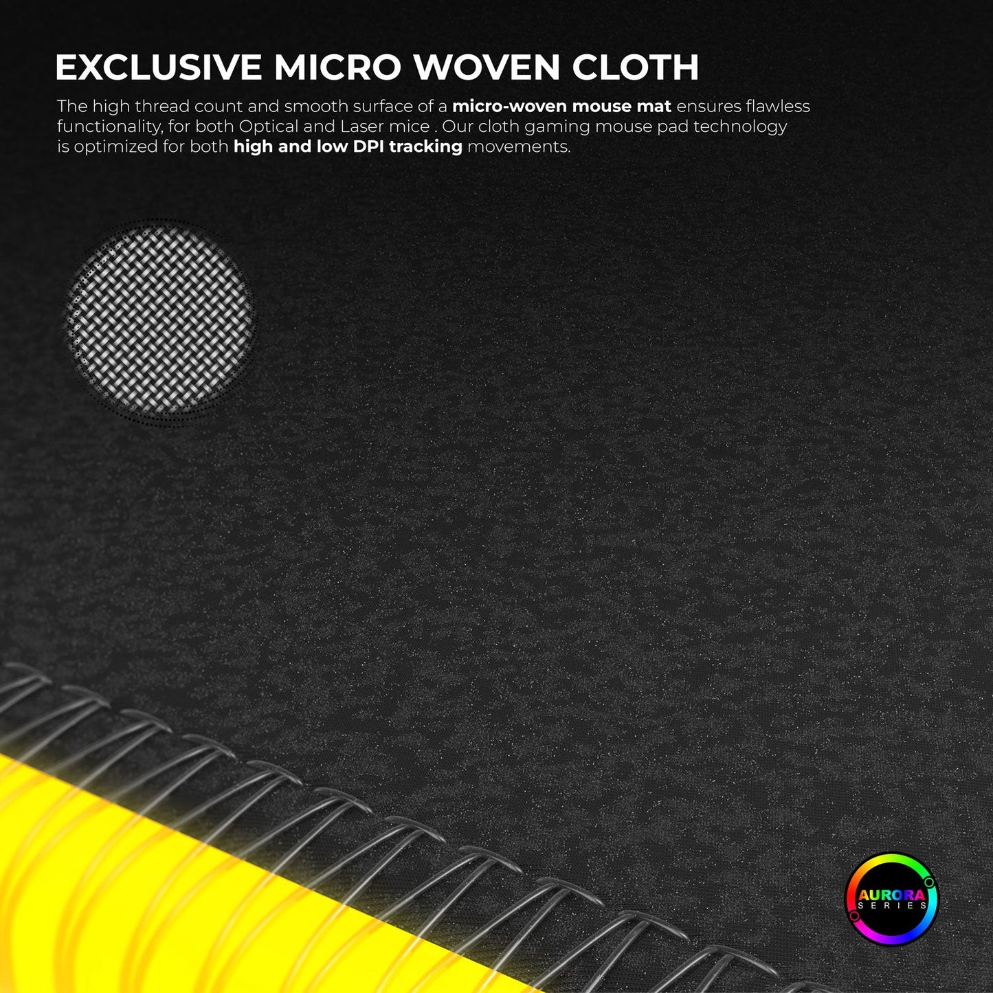 Signature Edition Gaming Mouse Pad – Optimal Glide &amp; Non-Slip Base