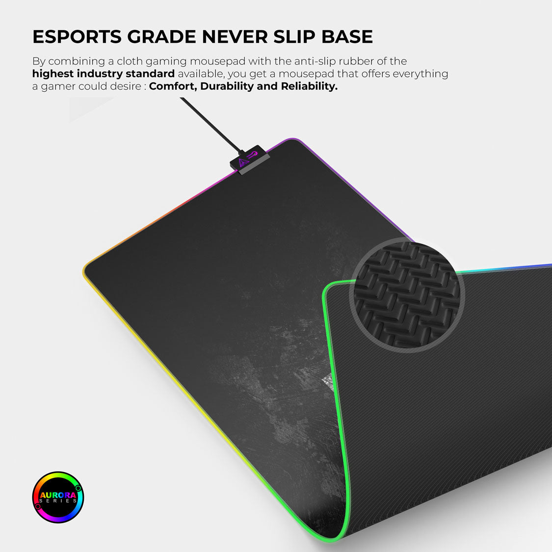 Signature Edition Gaming Mouse Pad – Optimal Glide &amp; Non-Slip Base