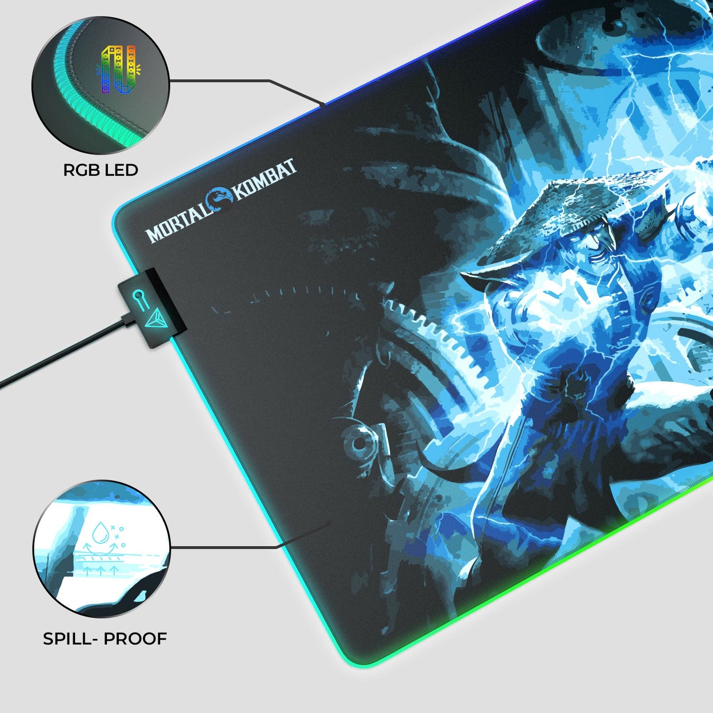 Mortal Kombat - RAIDEN Gaming Mouse Pad