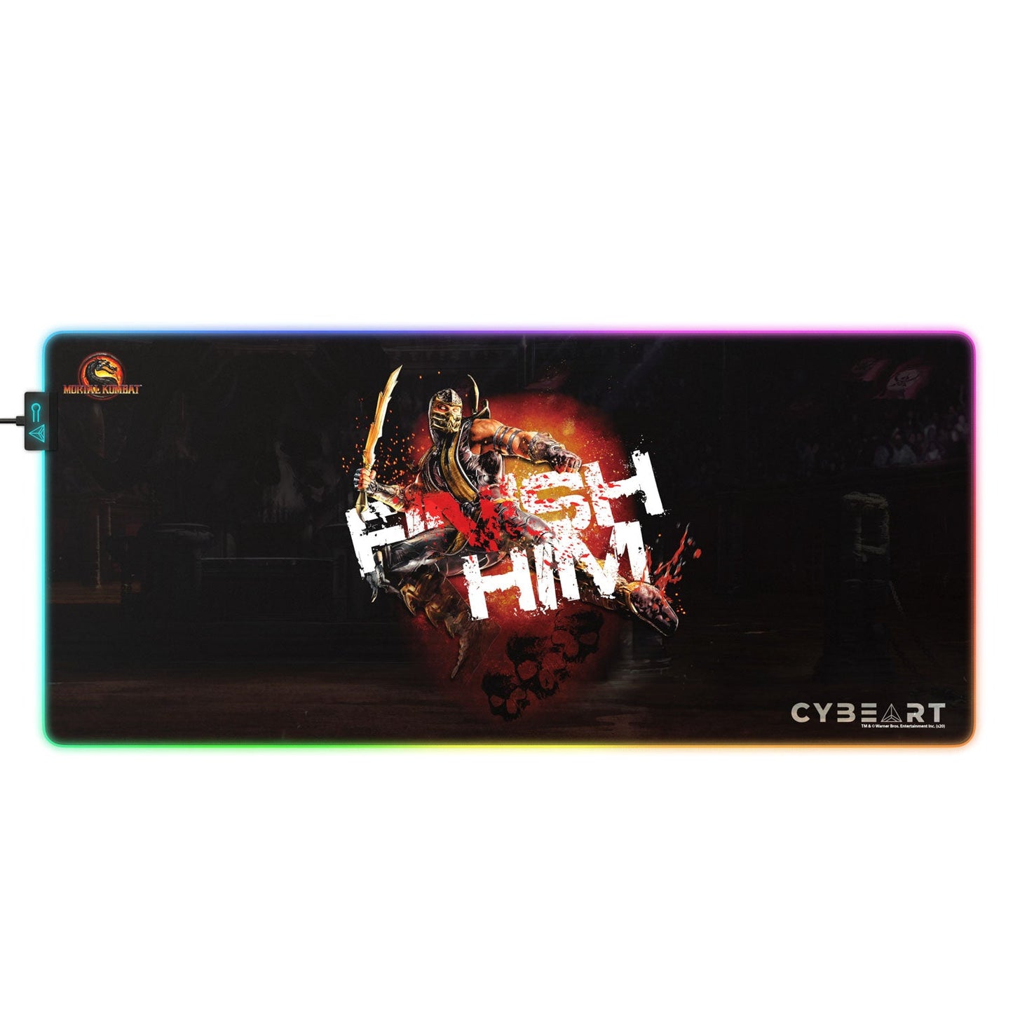 Mortal Kombat FINISH HIM Gaming Mouse Pad